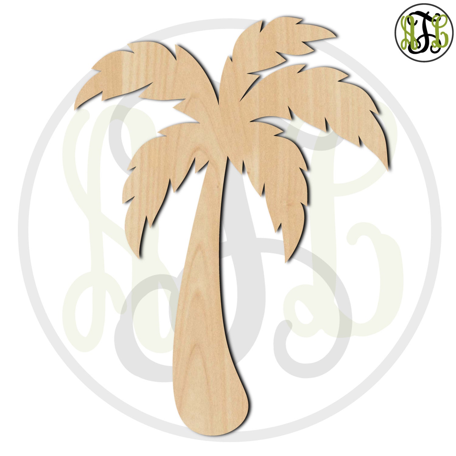 Palm Tree 210017 Summer Cutout, unfinished, wood cutout, wood craft
