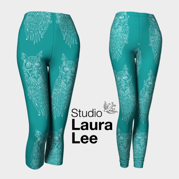 turquoise gym leggings