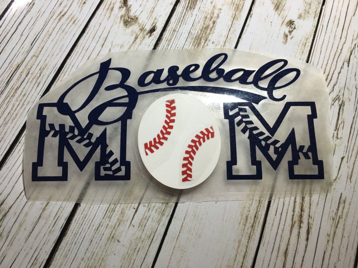 Iron On Baseball Mom Decal / baseball mom / iron on baseball
