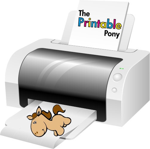 The Printable Pony by PrintablePony on Etsy