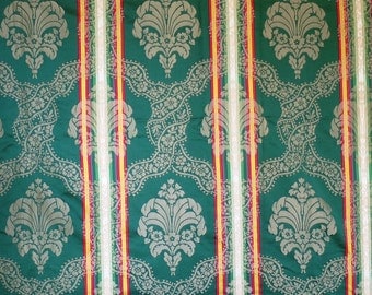 Vintage Classic Upholstery fabric remnant/PIERRE FREY classic floral fabric/35"x50"width/cotton viscose/sewing projects/pillow covers