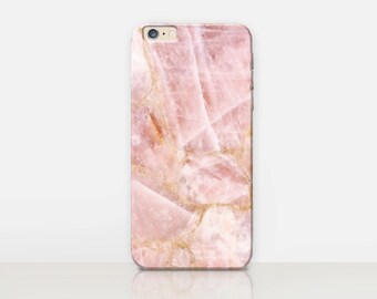 Pink Marble Phone Case For - iPhone 7 Case - iPhone 7 Plus Case - iPhone SE Case - Samsung S7 Case - iPhone 6S - Tough Case - Matte Case