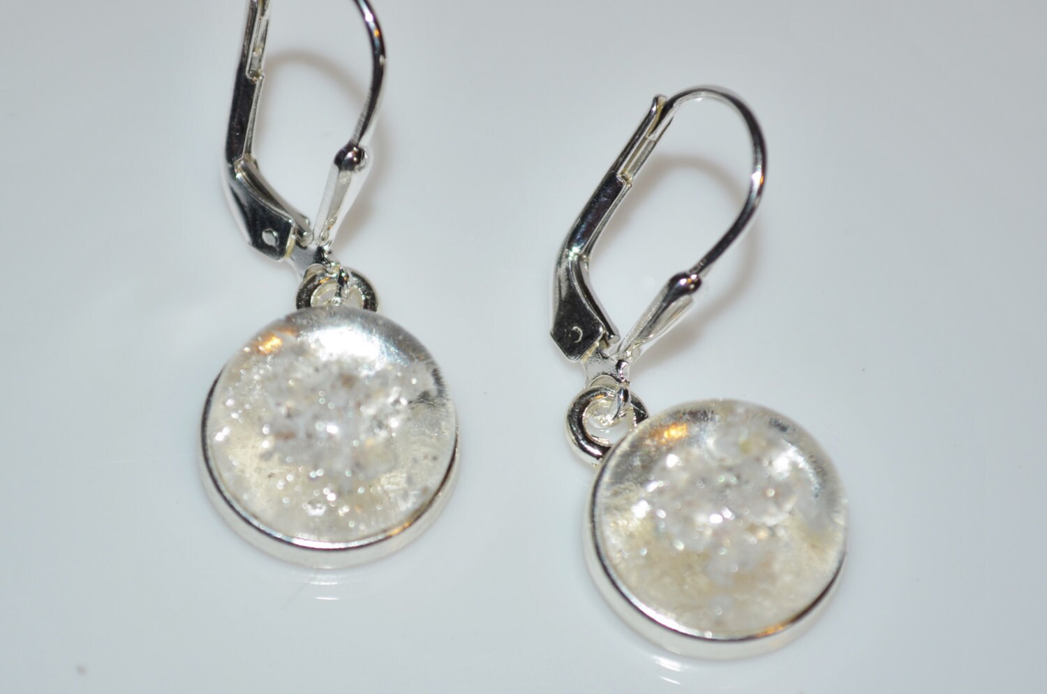 Pet Cremation Jewelry Earrings-Fused Glass by ...