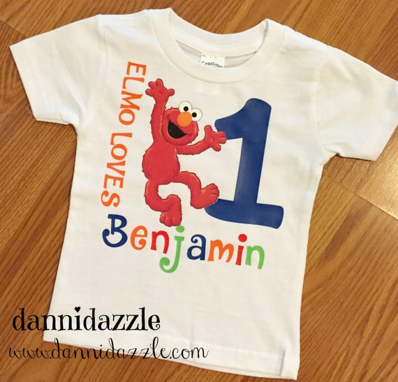 Pictures Of Elmo 1st Birthday Shirt Rock Cafe