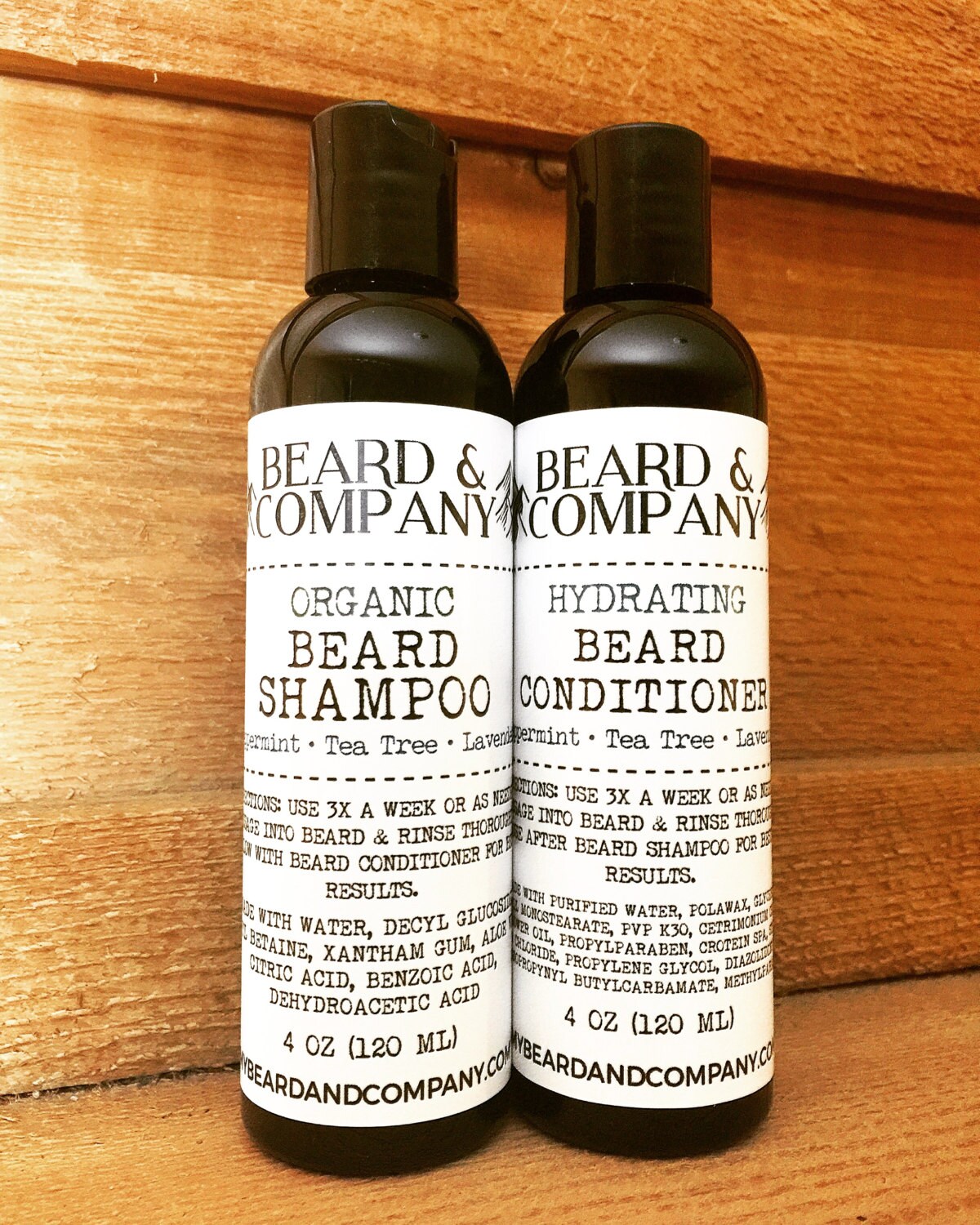 Beard shampoo and conditioner