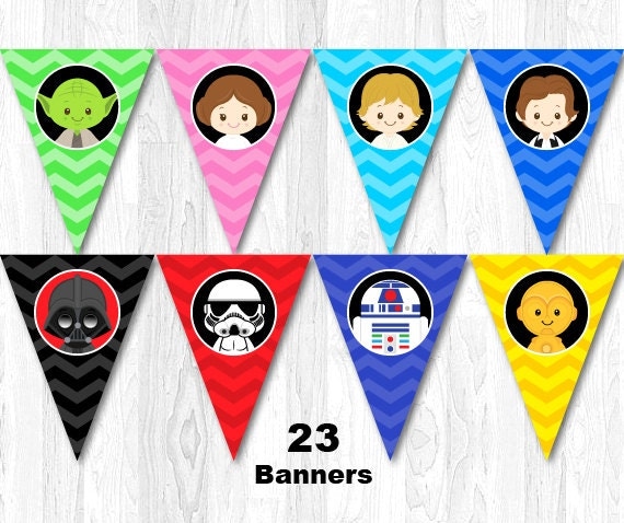 Star Wars Birthday Party Banner Star Wars Birthday Banner