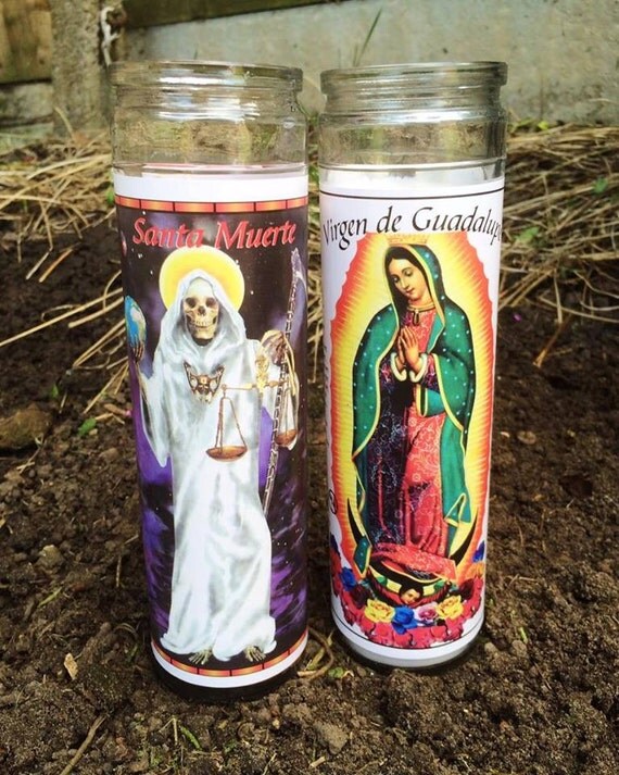SPECIAL OFFER Candle Bundle Two Mexican Votive by DivineExcesss