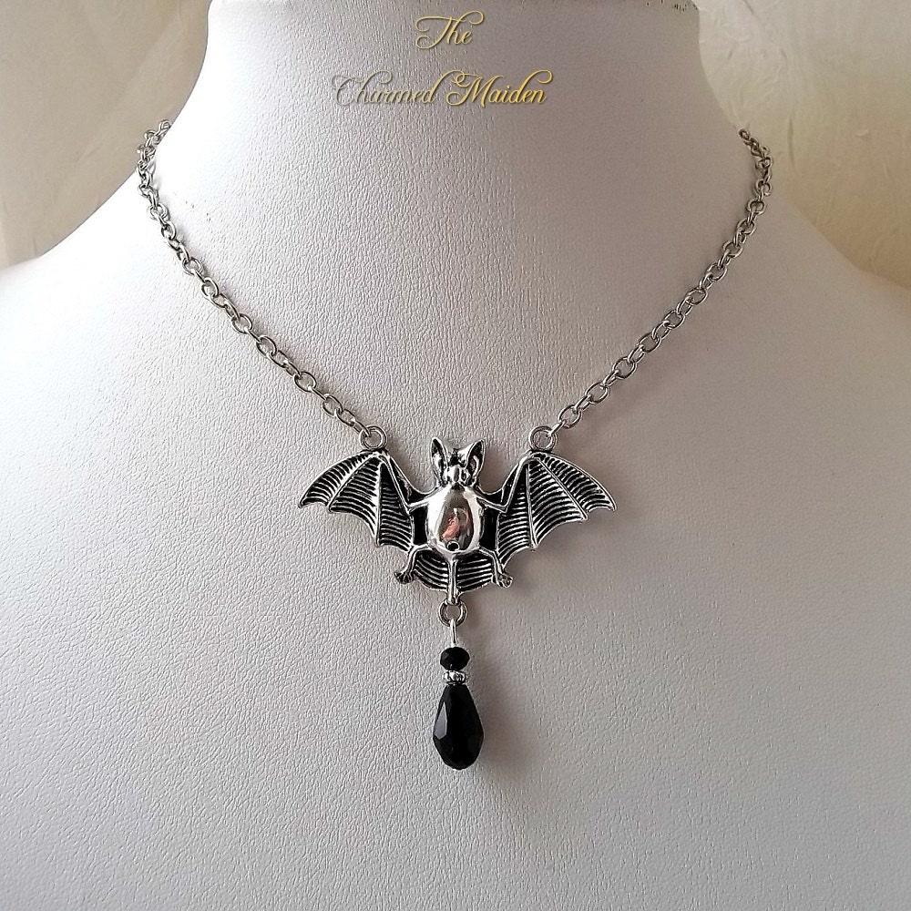 Bat Choker Bat Necklace Gothic Choker Choker Necklace Goth