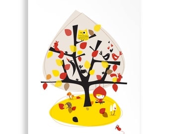 A4 Autumn Season Print