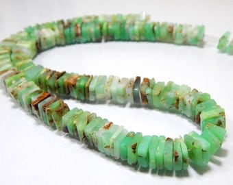 Chrysoprase Beads Heishi Shape 7x9.mm Approx 100% Natural Top Quality Wholesale Price New Arrival