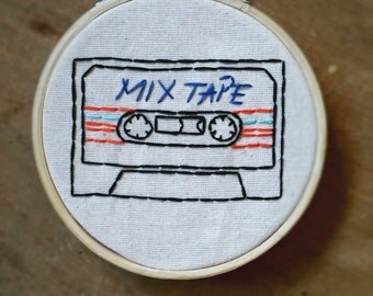 Mix Tape Cassette Hoop