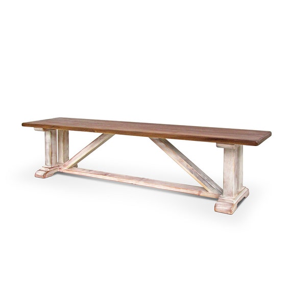 Bench Table Reclaimed Wood Dining Bench Rustic Handmade