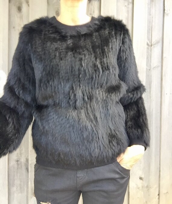 Rabbit Fur Jumper Rabbit Fur Vest Rabbit Fur Sweater Rabbit