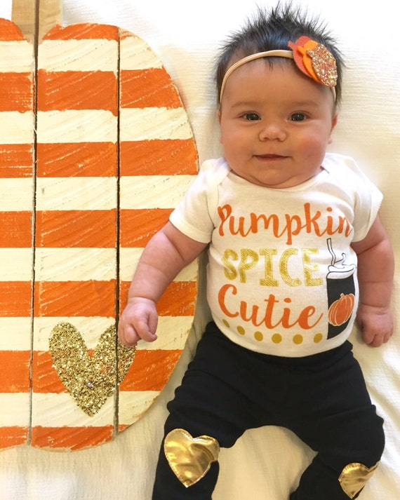 Pumpkin Spice Cutie Pumpkin Spice Baby Baby Girl by TrendyCactus