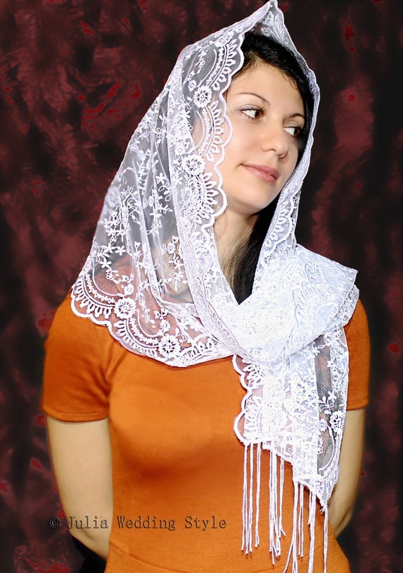 Maria Veils Catholic Mantilla Mass Veil Church Lace Veil Spanish Chapel