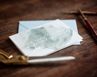 We Were Together, I Forget the Rest // Greeting Card // Anniversary Card