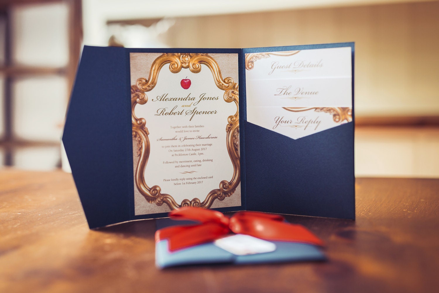 Snow White Themed Wedding Invitations 2