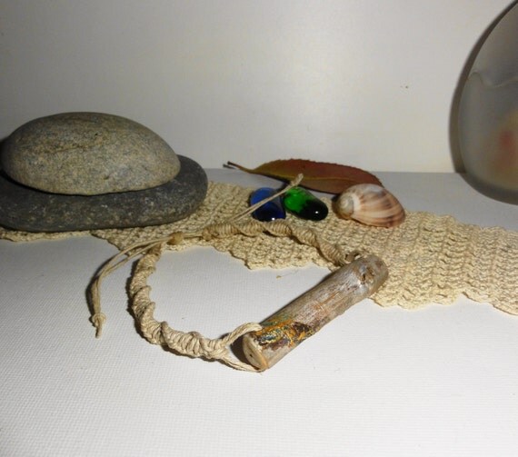 Items similar to Natural jute twine bracelet, Statement jewelry