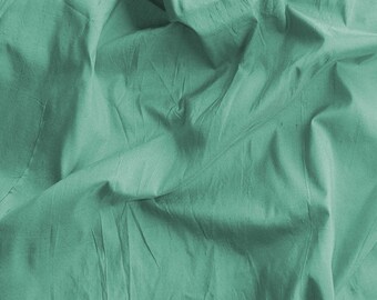 CIJ SALE Silk Dupioni by the Yard - Aqua Blue - 100% Silk - SLDP13