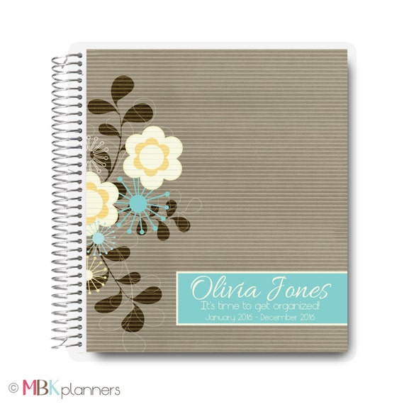 Personalized Address Book AB14 by MBKplanners on Etsy