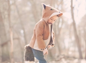 Kids Fox Coat// Boys Winter Coat// Kids Animal Coat// Cute Handmade Children's Clothing// Fantastic Mr. Fox