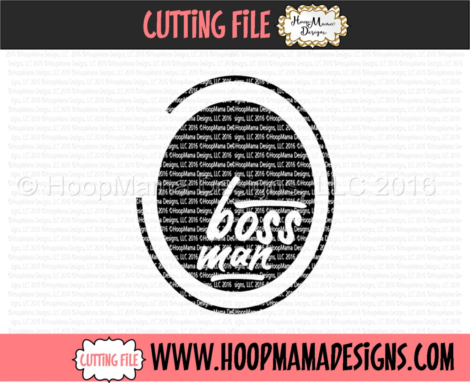 Boss Man SVG DFX EPS and png Files for Cutting Machines Cameo