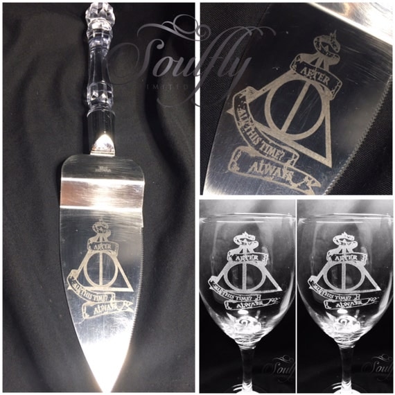 AFTER all this TIME ALWAYS harry  potter  wedding  cake  server
