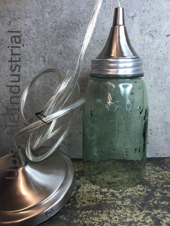 Mason Jar Light/Mason Jar Decor/Pendant Light /Pendant