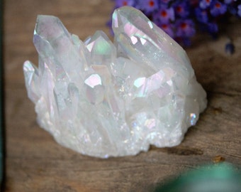 angel aura quartz crystal cluster angel aura quartz crystal cluster