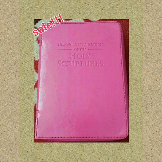 Clearance SALE Hot Pink bible cover zipper by JWministrysupplies