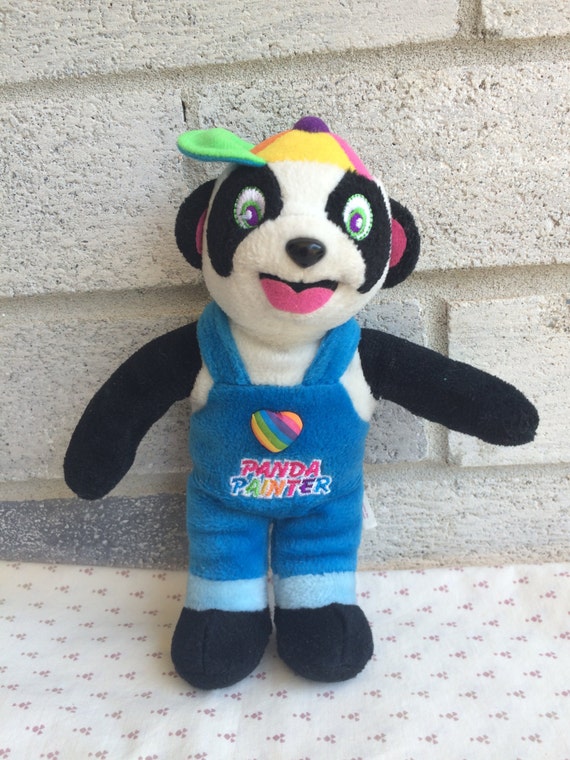 Lisa Frank Lisa Frank Panda Panda Painter beanie baby Mini