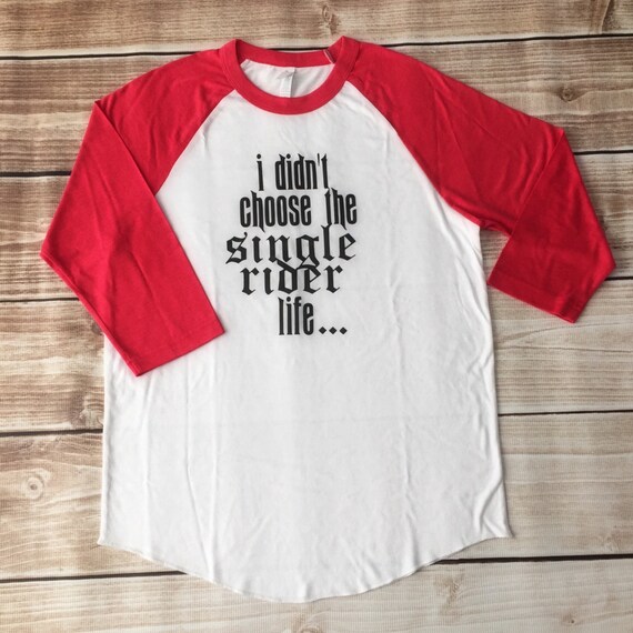 single rider disney shirt