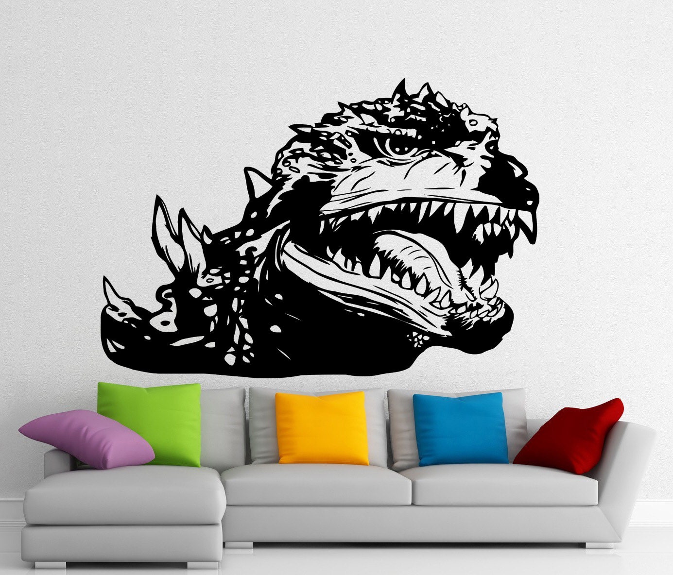 Godzilla Sticker Monster Wall Vinyl Decal Home Kids Room