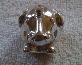 Bartolini Bartolozzi Sterling Silver 970 Elephant Figurine Made in Italy