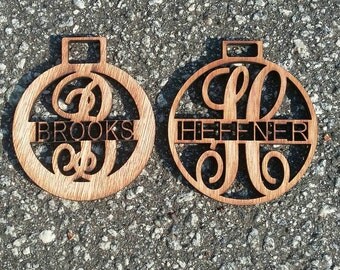 Last Name Personalized ornament