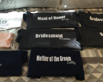 shirts for bridal party