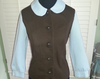 1960s Fabiani Womens Mod One Piece Dress No Side Seams