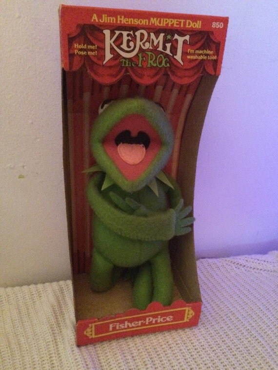 kermit the frog vintage plush