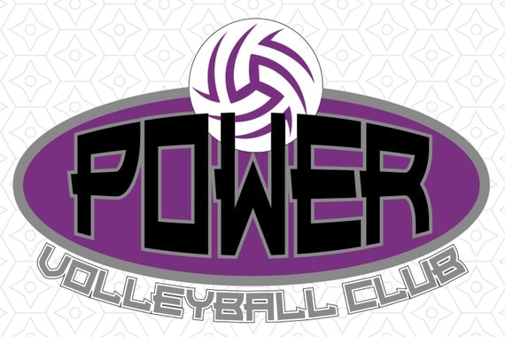 Power Volleyball Club Logo Svg Dxf Vector By Designsbytristan