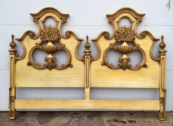 Hollywood Regency Style King Size Headboard