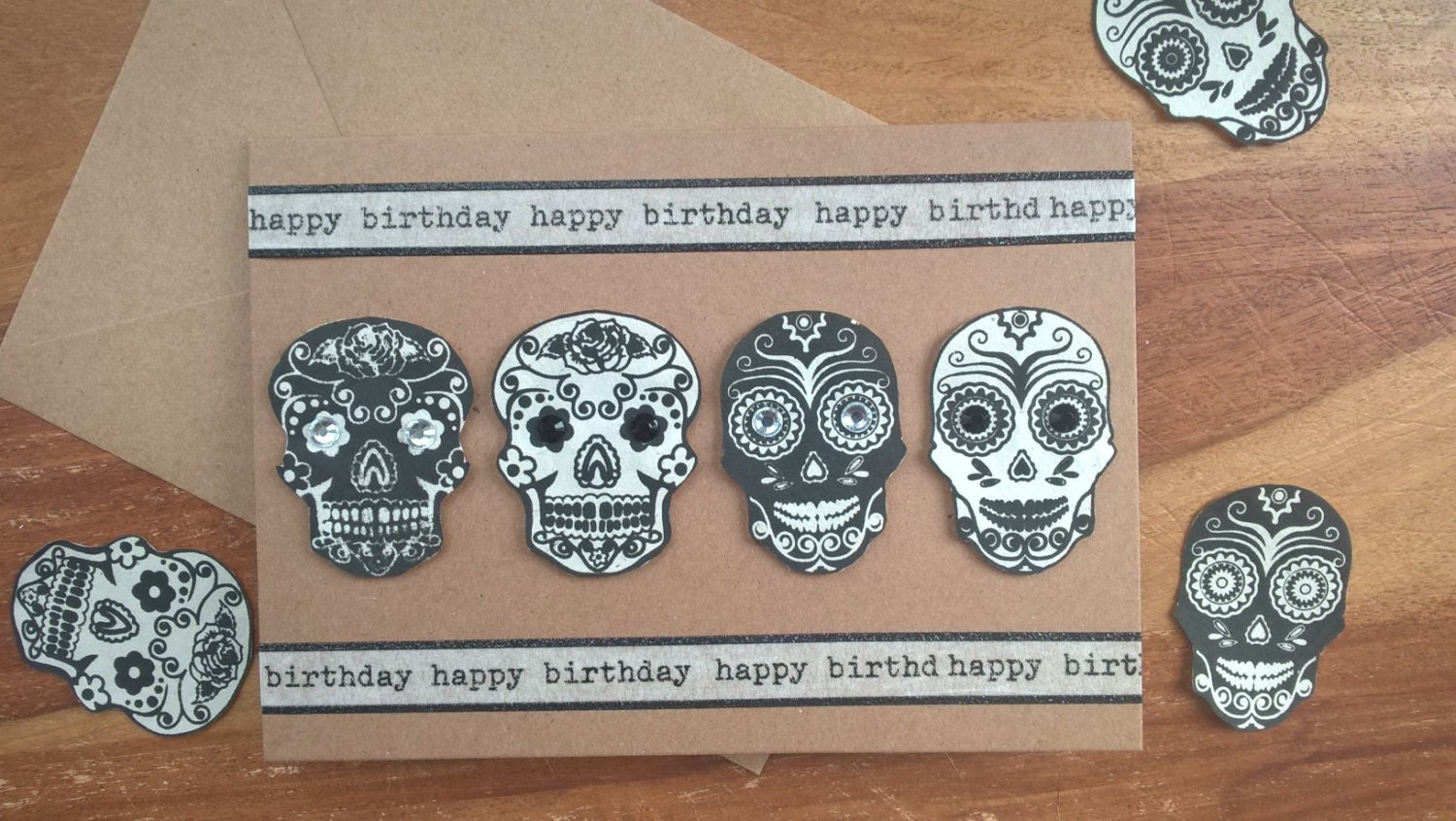 Happy Birthday Sugar Skull card
