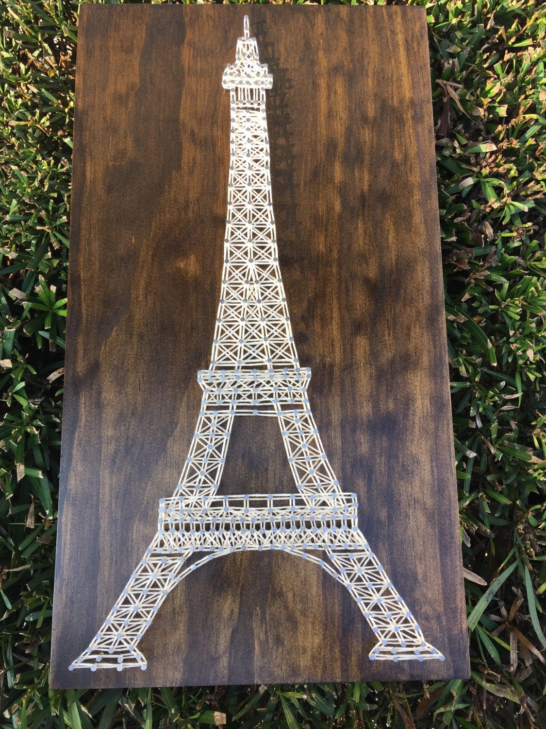 MADE TO ORDER Paris Eiffel Tower String Art Wooden Board