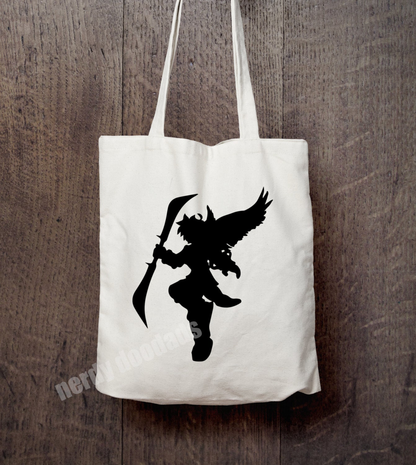 SMASH Inspired Tote Bag Super Smash Bros Canvas Bag Reusable