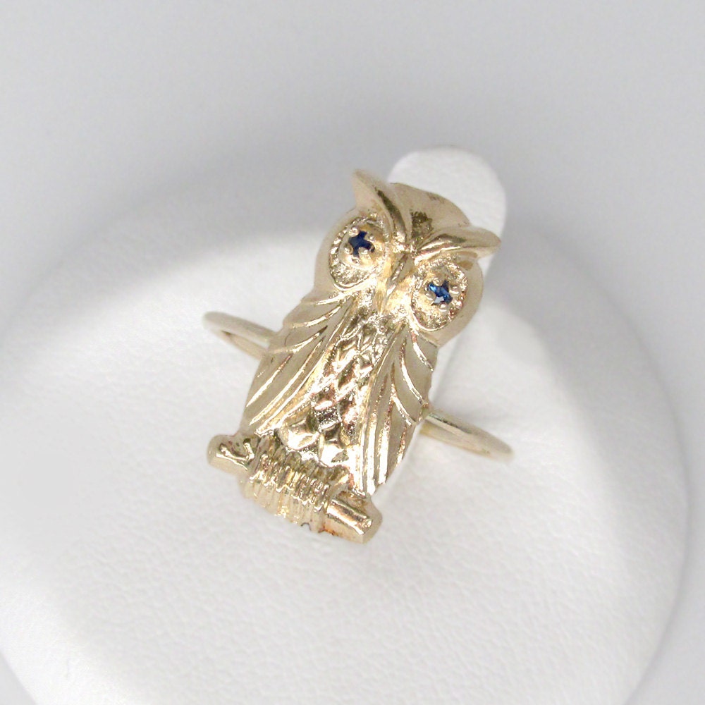 Vintage Owl Ring 84