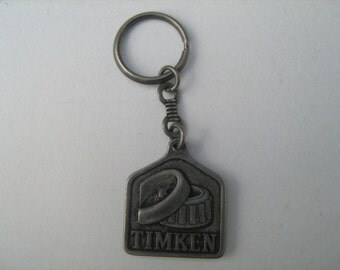 Vintage key chain Timken-metal key chain