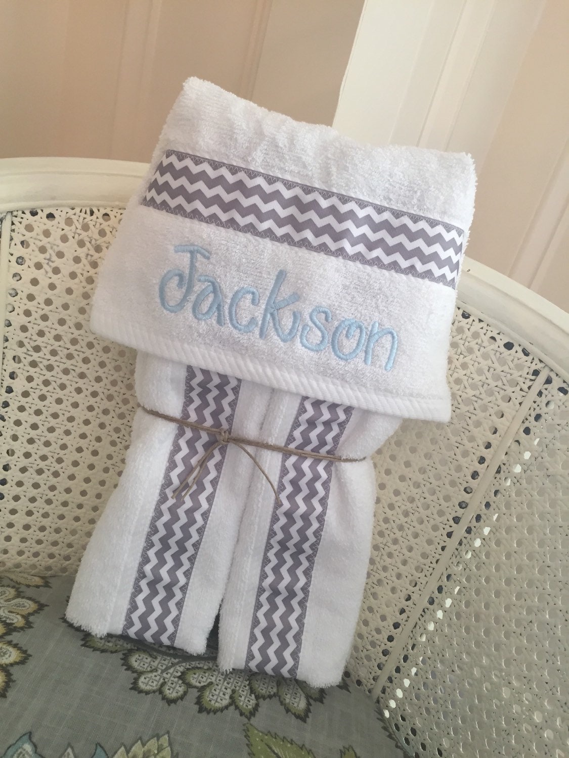 Hooded Baby Towel Handmade personalized baby and toddler