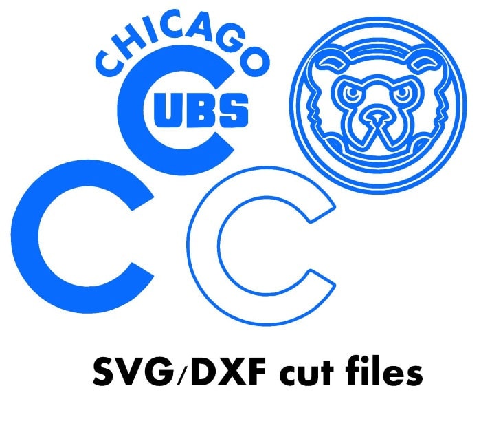 Download Chicago Cubs logo SVG and DXF Cut File for by OhThisDigitalFun