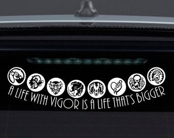 A Life With Vigor Inspired Vinyl Decal