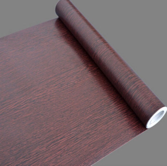 Rosewood Wood Grain Contact Paper Shelf Liner SelfAdhesive
