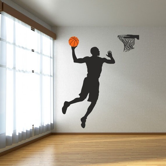 Basketball player Wall decal Basketball decal Sports wall